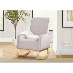 Delta Children Drew Rocking Chair - Cloud Gray And Natural -Baby Trend Sales Store GUEST 00754116 2822 418a 8513 2102b9b0bd23