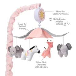 Lambs & Ivy Jazzy Jungle Peach/Gray Safari Animals Musical Baby Crib Mobile 7 Lambs & Ivy Jazzy Jungle Peach/Gray Safari Animals Musical Baby Crib Mobile -Baby Trend Sales Store GUEST 0412e24a 3bcd 4e01 a808 23eca962aa4d