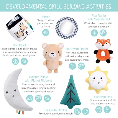 The Peanutshell Woodland 7-in-1 Activity Play Gym & Play Mat For Baby 3 The Peanutshell Woodland 7-in-1 Activity Play Gym & Play Mat For Baby - Image 3