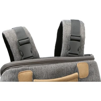 Eddie Bauer Bridgeport Places & Spaces Back Pack Diaper Bag - Gray With Tan 5 Eddie Bauer Bridgeport Places & Spaces Back Pack Diaper Bag - Gray With Tan - Image 5