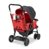 Joovy Caboose Too Sit And Stand Tandem Double Stroller, Red