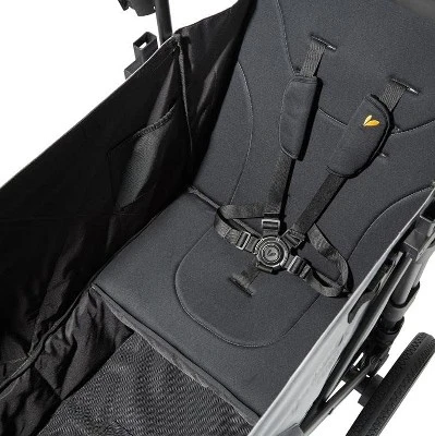 Larktale Caravan Coupe - Compact 2-Seater Stroller Wagon With Small Fold - Adjustable Canopies Included - Gray/Green 3 Larktale Caravan Coupe - Compact 2-Seater Stroller Wagon With Small Fold - Adjustable Canopies Included - Gray/Green - Image 3