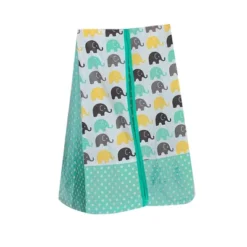 Bacati - Elephants Mint/Yellow/Gray 10 Pc Crib Bedding Set With Long Rail Guard Cover -Baby Trend Sales Store GUEST 14f94bc9 1ecc 44cf 9e63 ea9ca94e3cb3