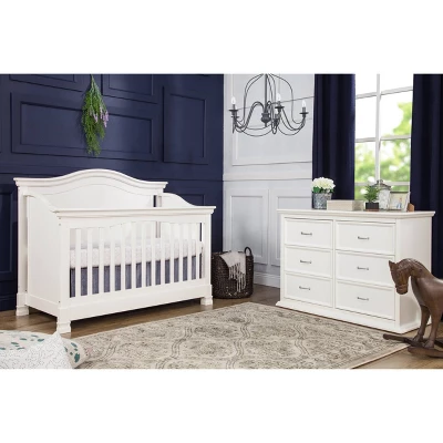 Namesake Louis 4-in-1 Convertible Crib - Warm White 11 Namesake Louis 4-in-1 Convertible Crib - Warm White - Image 11