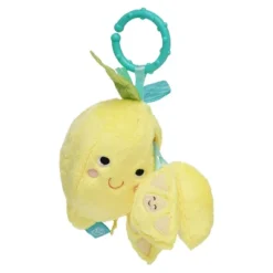 Manhattan Toy Mini-Apple Farm Lemon Baby Travel Toy With Rattle, Squeaker, Crinkle Fabric & Teether Clip-on Attachment -Baby Trend Sales Store GUEST 18b7f532 2ce7 469e a1c2 336777ff679a