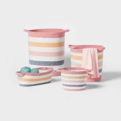 Striped Coiled Rope Kids' Storage Bin - Pillowfort™ 10 Striped Coiled Rope Kids' Storage Bin - Pillowfort™ -Baby Trend Sales Store GUEST 18fc3409 df85 4518 a061 53954e0e0439