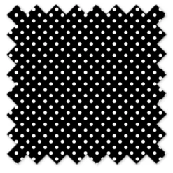 Bacati - Pin Dots Crib/Toddler Bed Skirt - White/Black