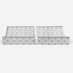 Bacati - Football Brown/Gray Muslin Changing Pad Cover -Baby Trend Sales Store GUEST 2046bcc1 9062 42c4 82b0 97d587a742f6