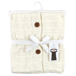 Baby Trend Sales Store 26 Hudson Baby Unisex Baby Faux Shearling Knitted Baby Lounge Stroller Wrap Sack, Cream, One Size