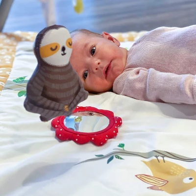 JumpOff Jo - Infant Activity Gym And Baby Play Mat - Ages 0-18 Mo. 3 JumpOff Jo - Infant Activity Gym And Baby Play Mat - Ages 0-18 Mo. - Image 3