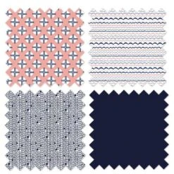 Bacati - Olivia Printed Dot/Cross Coral/Navy Quilted Changing Pad Cover -Baby Trend Sales Store GUEST 2a3c559b aa24 44a8 bf48 40a2d3dc5dd2