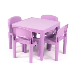 5pc Kids' Lightweight Plastic Table And Chair Set - Humble Crew -Baby Trend Sales Store GUEST 2be59cf3 827e 4200 912f d31c93d8a0a1
