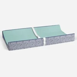 Bacati - Noah Mint/Navy Quilted Changing Pad Cover -Baby Trend Sales Store GUEST 319410c5 3d67 45cf 97a1 64efe880e3e1