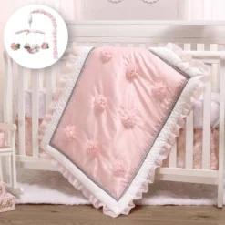 The Peanutshell Arianna Crib Bedding Set, Pink Floral, 4pc To 12 Pc, For Girls -Baby Trend Sales Store GUEST 33f0820c 30d5 4868 b48d c63e9e9ee15f