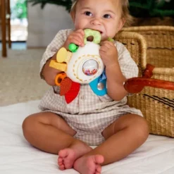 HABA Teether Cuddly Rainbow Round - Soft Activity Toy With Rattling & Teething Elements -Baby Trend Sales Store GUEST 34a0d4da 63ff 43ff b3e5 75db6a0f42ad