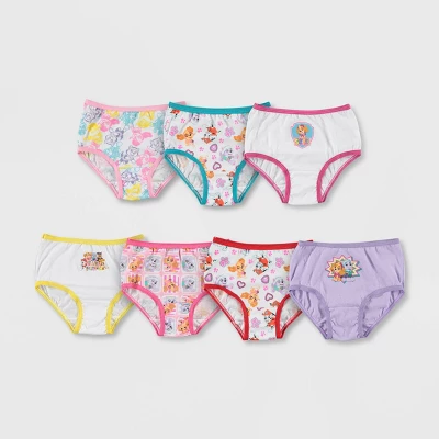 Toddler Girls' PAW Patrol 7-Pack Bikini Briefs 1 Toddler Girls' PAW Patrol 7-Pack Bikini Briefs