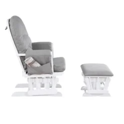 Suite Bebe Mason Glider & Ottoman - White/Oyster -Baby Trend Sales Store GUEST 38bcd8b8 eae6 476c 863e a4151f5c7777
