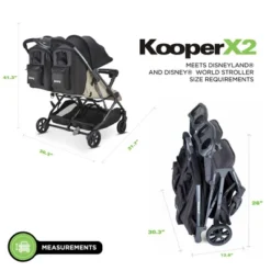 Joovy KooperX2 Lightweight Compact Double Stroller With Trays -Baby Trend Sales Store GUEST 38c62e88 39cd 4e56 92c9 4f9a6ff0060a