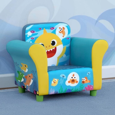 Delta Children Baby Shark Upholstered Chair 1 Delta Children Baby Shark Upholstered Chair