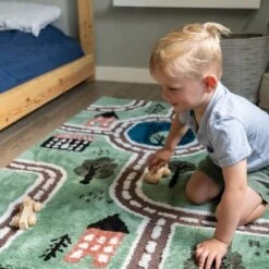 JumpOff Jo – Kids Carpet, Play Rug Playmat, Soft And Textured 3D Interactive With Roads For Cars And Toys, For Playroom – 39 X 59 In. -Baby Trend Sales Store GUEST 3b3173e7 f6a3 4156 8ed5 624a353151c9