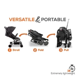 Jovial Portable Folding Lightweight Compact Baby Stroller With Bag For Airplane Travel For Babies, Infants, And Toddlers, Black (2 Pack) -Baby Trend Sales Store GUEST 3b4c9bcc d936 4e82 b2b8 bf135ed0fec1 1