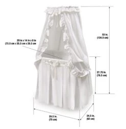 Badger Basket Majesty Baby Bassinet With Canopy -Baby Trend Sales Store GUEST 3dba4020 ccc2 46e4 bdb5 2574f153c7cb