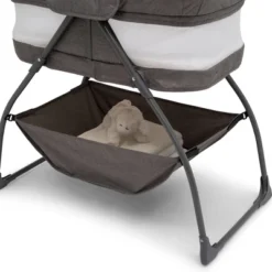 Delta Children TravelMate Compact Fold Bassinet - Gray Tweed -Baby Trend Sales Store GUEST 423e9097 49c6 4416 9109 11b423963828