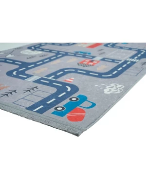 Mother Ruggers Road Home Machine Washable Colorful Kid's Rug 1 Mother Ruggers Road Home Machine Washable Colorful Kid's Rug