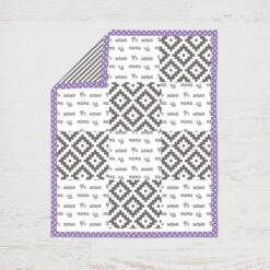 Bacati - Love Gray Lilac 4 Pc Crib Bedding Set With Diaper Caddy -Baby Trend Sales Store GUEST 453711bb d363 4fec ab4e abac39b4af15