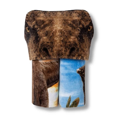Jurassic World Ground Covered Hooded Towel 1 Jurassic World Ground Covered Hooded Towel