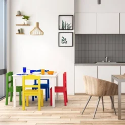 5pc Kids' Wood Table And Chair Set - Humble Crew -Baby Trend Sales Store GUEST 4a251ecb 2498 4e6b 90d9 4f4aa92ffebf