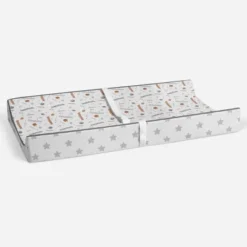 Bacati - Football Brown/Gray Muslin Changing Pad Cover -Baby Trend Sales Store GUEST 4fdf0546 9308 4678 9376 0726f3a1f01e