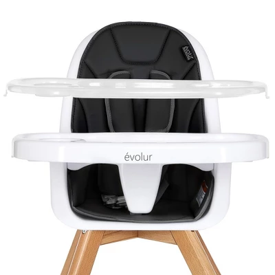 Evolur Zoodle 2 In 1 Baby High Chair, Easy To Clean, Removable Tray, Compact And Portable Convertible High Chair For Babies And Toddlers 4 Evolur Zoodle 2 In 1 Baby High Chair, Easy To Clean, Removable Tray, Compact And Portable Convertible High Chair For Babies And Toddlers - Image 4
