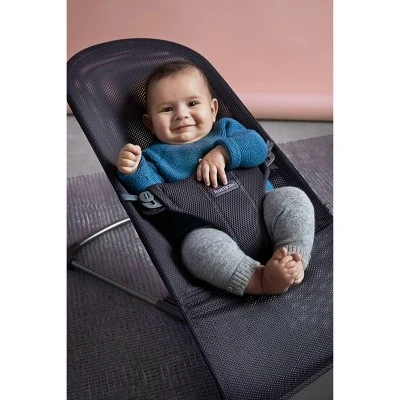 Babybjorn BABYBJÖRN Bouncer Bliss 3D Mesh – Anthracite 2 Babybjorn BABYBJÖRN Bouncer Bliss 3D Mesh – Anthracite - Image 2