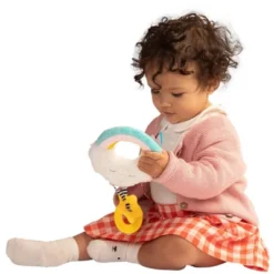 Manhattan Toy Cherry Blossom Days Cloud Baby Circle Rattle With Crinkle Paper And Teethers -Baby Trend Sales Store GUEST 5db96668 72a2 476a 802a 1b6bfaeba38c