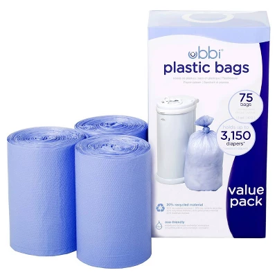 Ubbi® Ubbi Plastic Diaper Pail Bags 3 Ubbi® Ubbi Plastic Diaper Pail Bags - Image 3