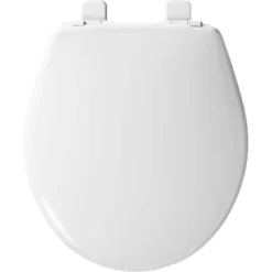 Mayfair By Bemis Little2Big Never Loosens Round Plastic Children's Potty Training Toilet Seat With Slow Close Hinge - White -Baby Trend Sales Store GUEST 61475f47 1cab 4985 ac70 64bebe0a39d0