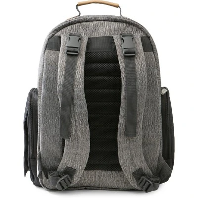 Eddie Bauer Bridgeport Places & Spaces Back Pack Diaper Bag - Gray With Tan 6 Eddie Bauer Bridgeport Places & Spaces Back Pack Diaper Bag - Gray With Tan - Image 6