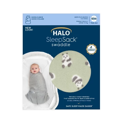 HALO Innovations Sleepsack Micro-Fleece Swaddle Wrap 1 HALO Innovations Sleepsack Micro-Fleece Swaddle Wrap
