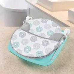 Summer Infant Deluxe Baby Bather Dashed Dots Gray/Aqua -Baby Trend Sales Store GUEST 63643b0c 3bb7 4f6f 9f40 073842fdf404