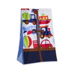 Bacati - Transportation Blue Navy Green Red Orange 6 Pc Crib Bedding Set With Long Rail Guard Cover -Baby Trend Sales Store GUEST 6631d157 3d4a 402d ab94 cffd5993c376