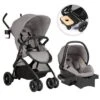 Evenflo Sibby Travel System With LiteMax 35 Infant Car Seat