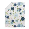 5pc Sweet Jojo Designs Watercolor Floral Toddler Bedding Set Pink/Blue - Sweet Jojo Designs