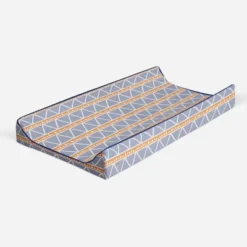 Bacati - Liam Orange/Navy Large Triangles Quilted Muslin Changing Pad Cover -Baby Trend Sales Store GUEST 6a8fa69b c252 4a8f 8d7d f7f0f0338ea4