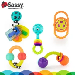 Sassy Toys Shake Rattle & Chew Gift Set - 5pc -Baby Trend Sales Store GUEST 6c2fc4c6 13b8 4ed7 b734 701cac652f48