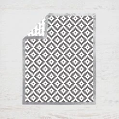 Bacati - Love Aztec Design/Print Gray/Silver 6 Pc Crib Bedding Set With Long Rail Guard Cover -Baby Trend Sales Store GUEST 6ffc0077 4601 450f 9468 e373ca17e03a