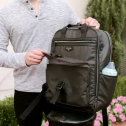 TWELVElittle Unisex Courage Diaper Bag - Charcoal -Baby Trend Sales Store GUEST 7778843f 7cc5 4034 ab78 af3e0fca02d9