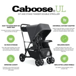 Joovy Caboose UL Sit And Stand Double Stroller,