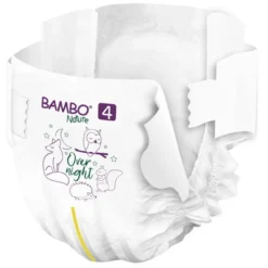 Bambo Nature Baby Baby Diaper Size 4 15 To 31 Lbs. 1000021010, 48 Ct