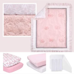 The Peanutshell Arianna Crib Bedding Set, Pink Floral, 4pc To 12 Pc, For Girls -Baby Trend Sales Store GUEST 7a877e31 06b5 4d44 87bf 3822d167043a